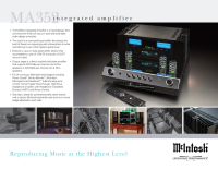 McIntosh MA352 - Brochure 